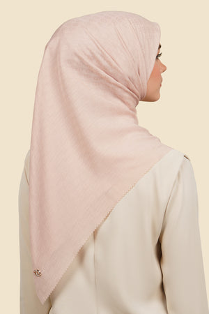 Zinitial Jacquard Scarf - Rose Smoke