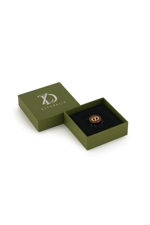 Zinitial Pin Brooch - Amethyst Gold