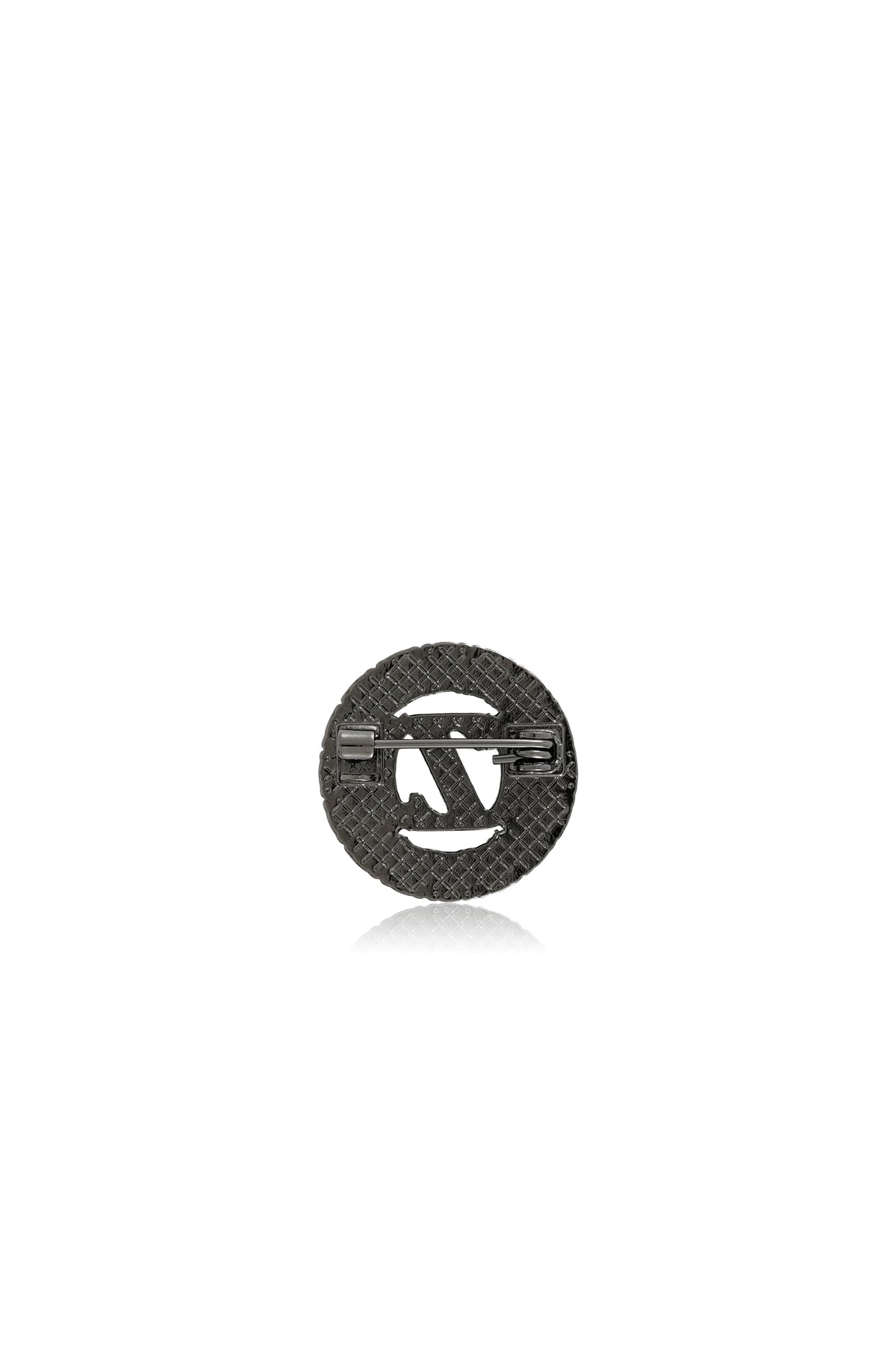 Zinitial Pin Brooch - Black
