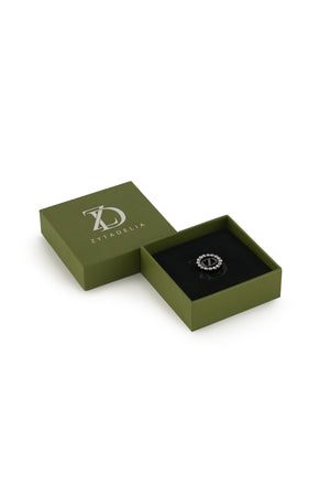 Zinitial Pin Brooch - Black