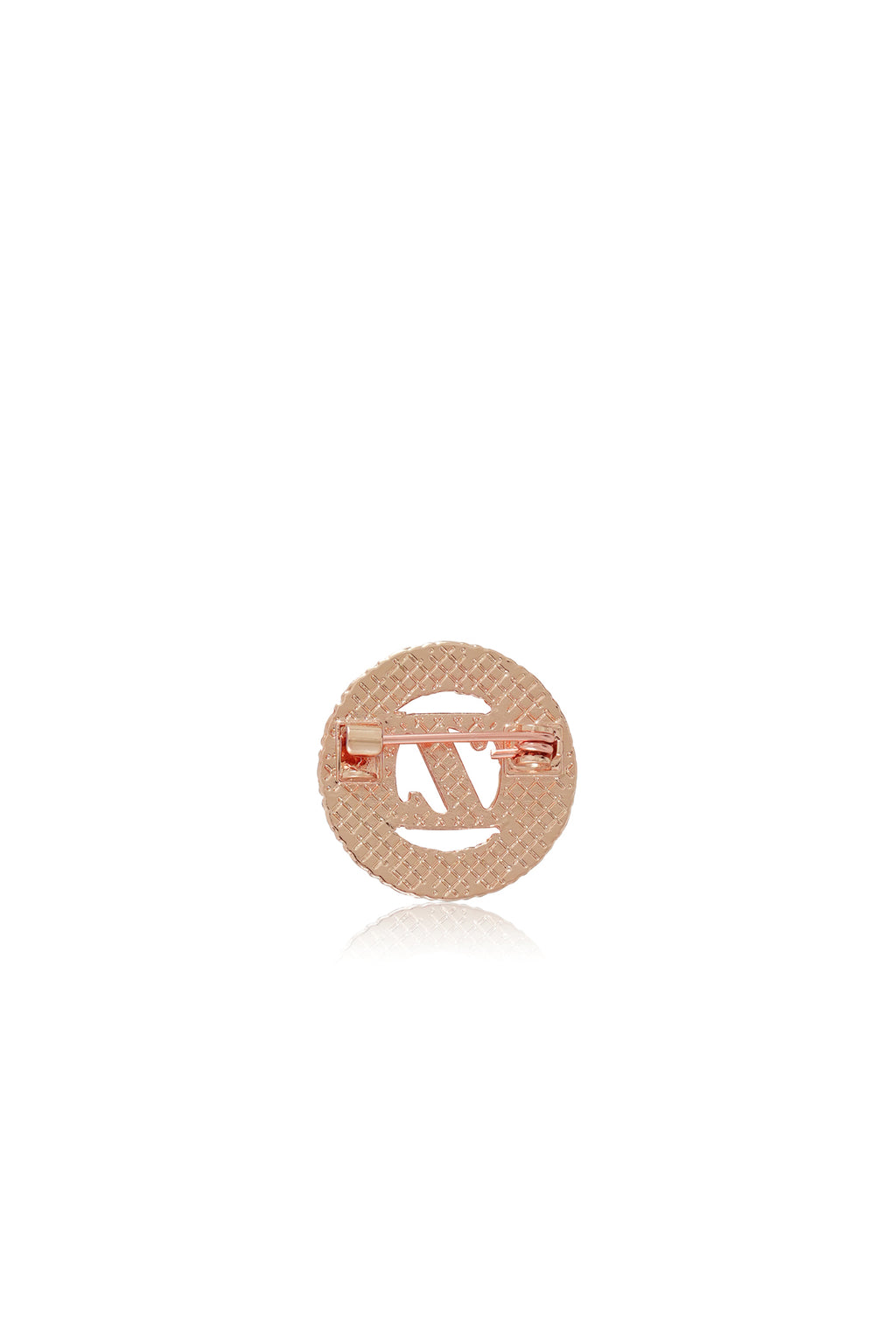 Zinitial Pin Brooch - Coral