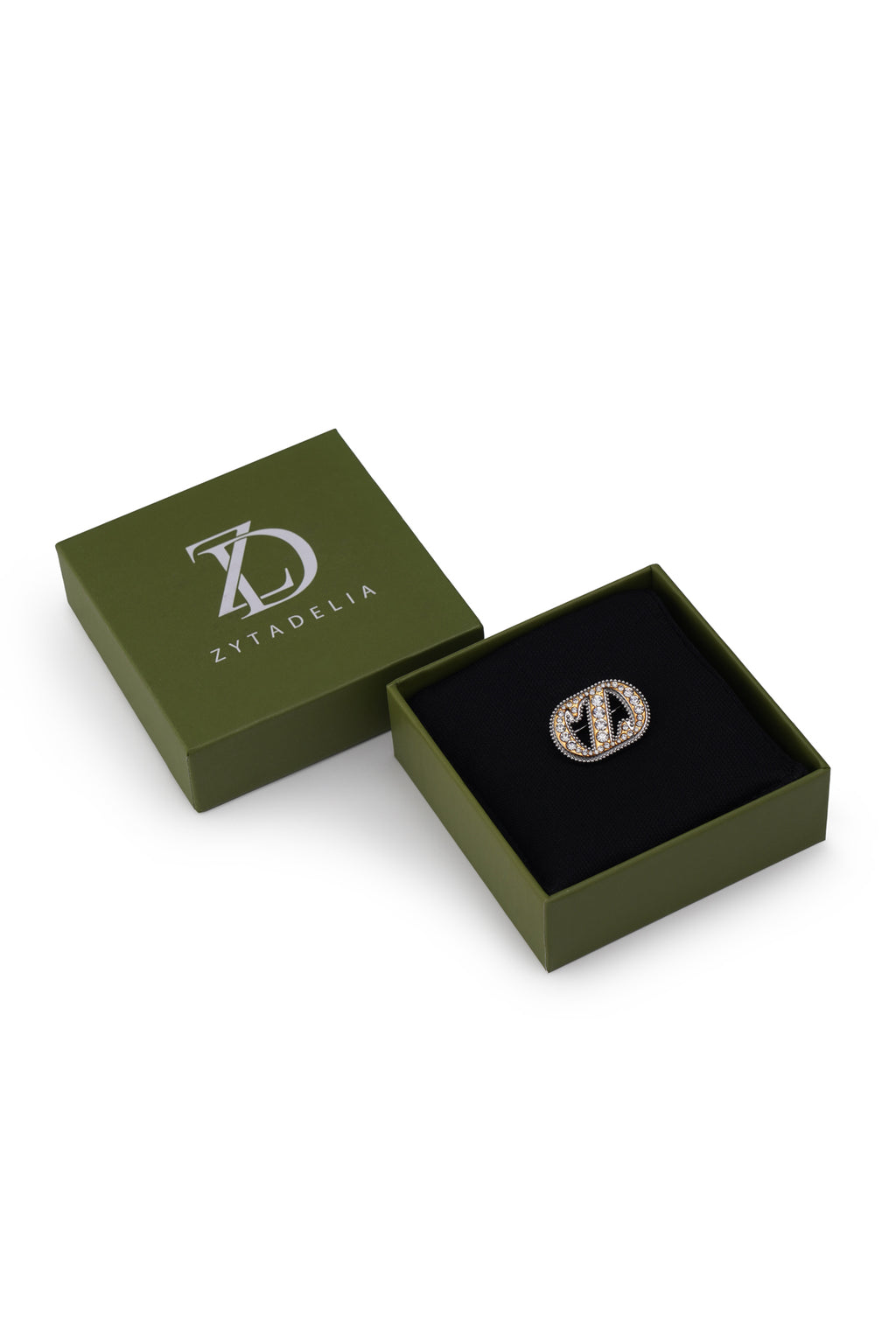 Zyta Pin Brooch 2.0 - Crystal Gold