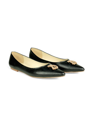 Livvy Flat Shoes - Black