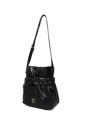 Valerie Belt Bucket Bag - Black