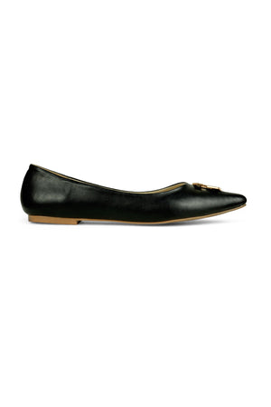 Livvy Flat Shoes - Black