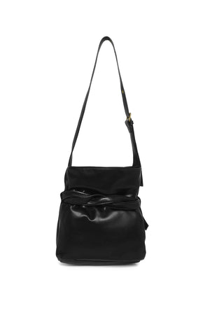 Valerie Belt Bucket Bag - Black