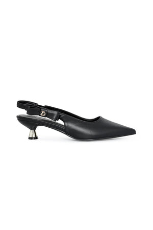 Jenna Bow Heels - Black