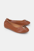 Elea Flat Shoes - Brown