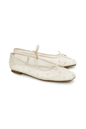 Margaret Ballet Flats - Chalk