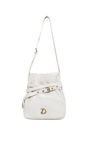 Valerie Belt Bucket Bag - Ivory