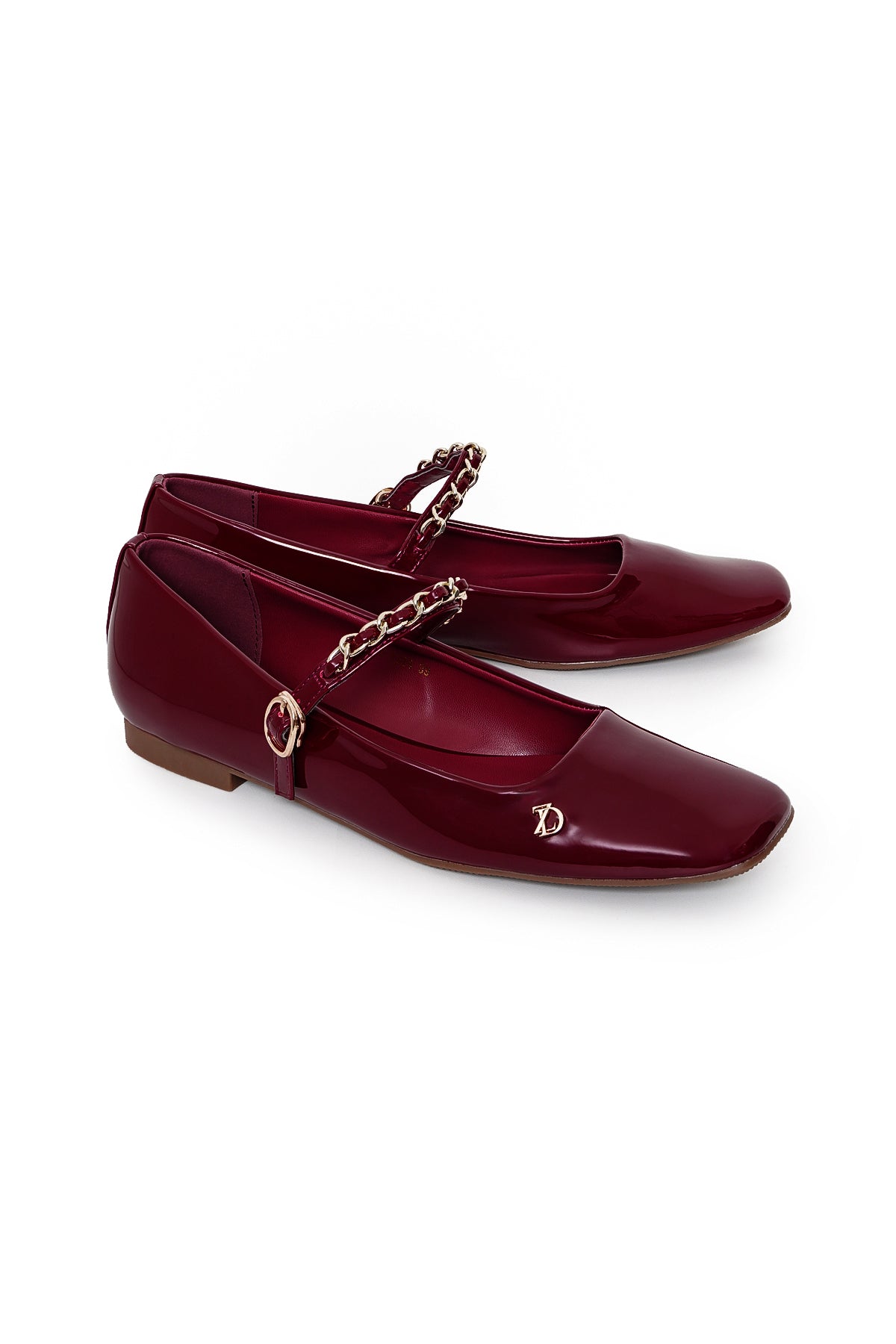 Ella Ballerina Shoes Maroon ZYTADELIA