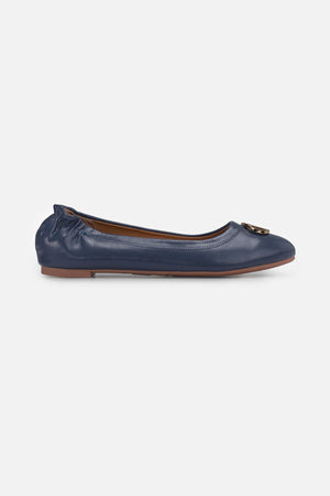 Elea Flat Shoes - Navy