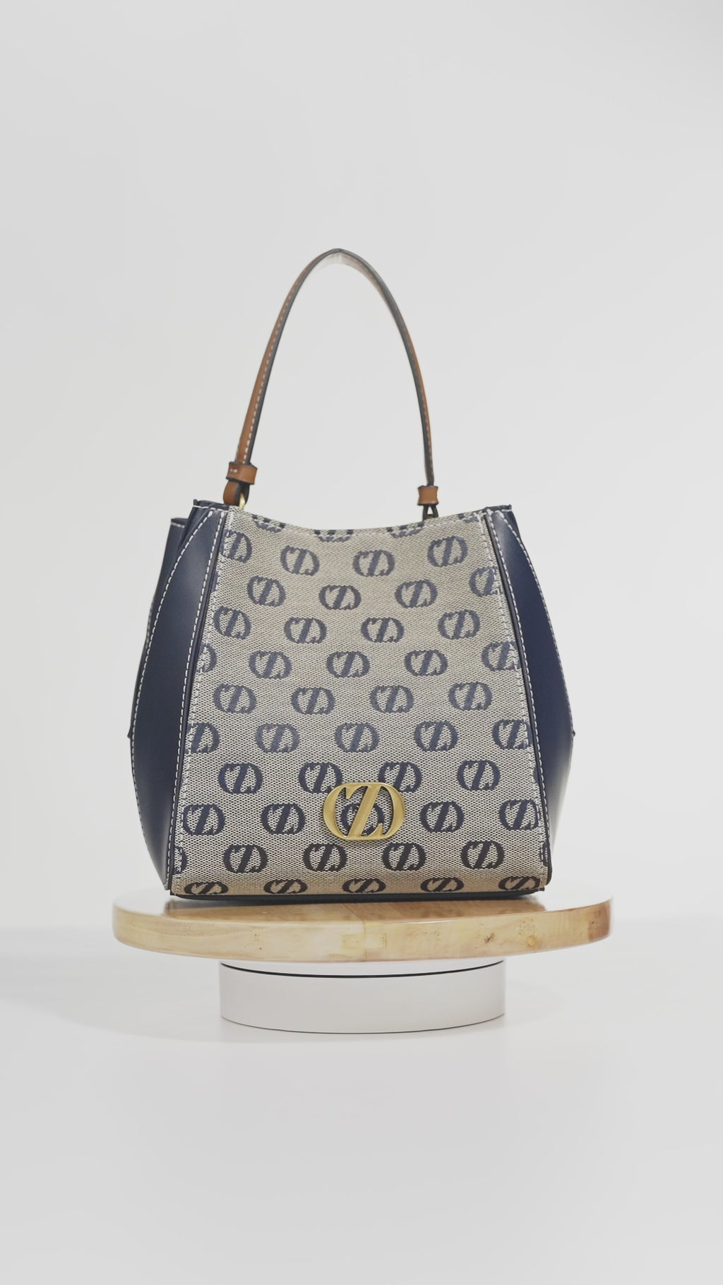 Ava Bucket Bag - Brown