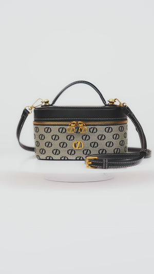 Ava Vanity Bag - Black