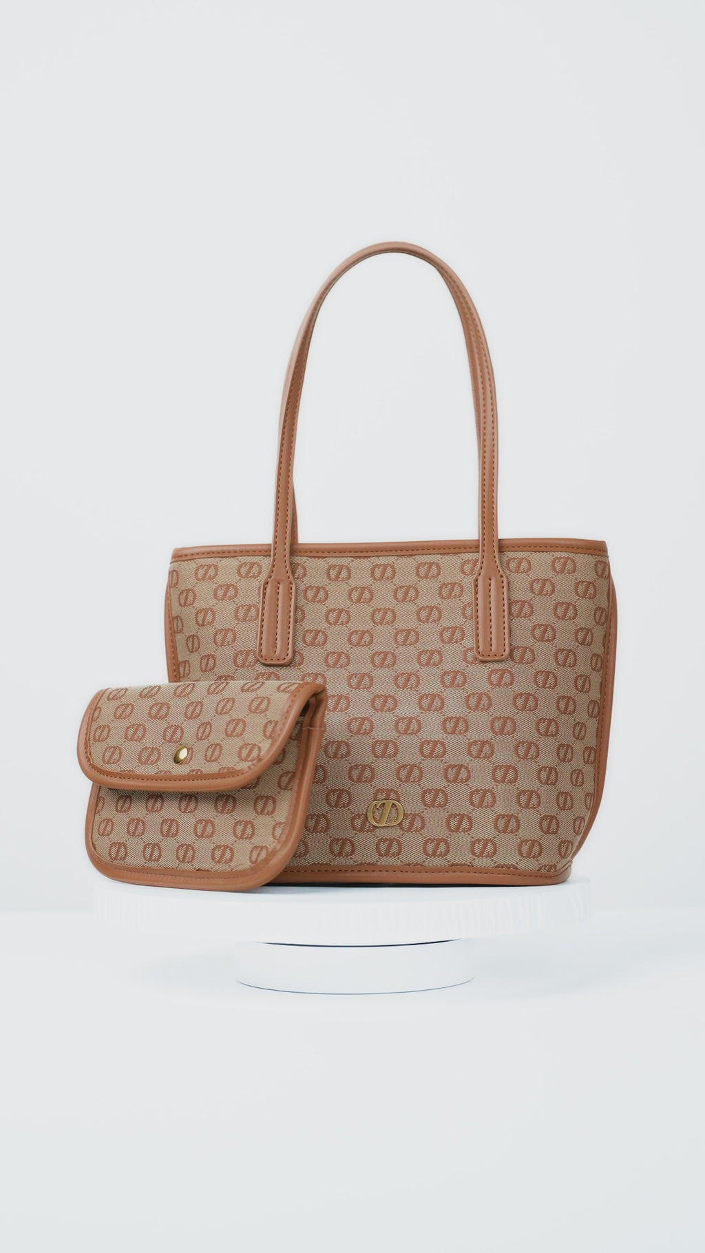 Jarde Mini Tote Bag - Brown