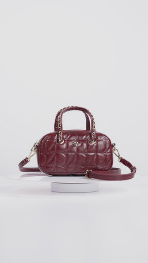 Carre Bag - Maroon