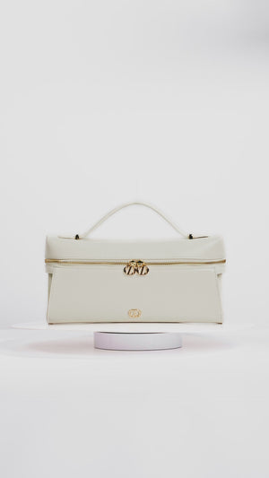 Alva Clutch - Broken White