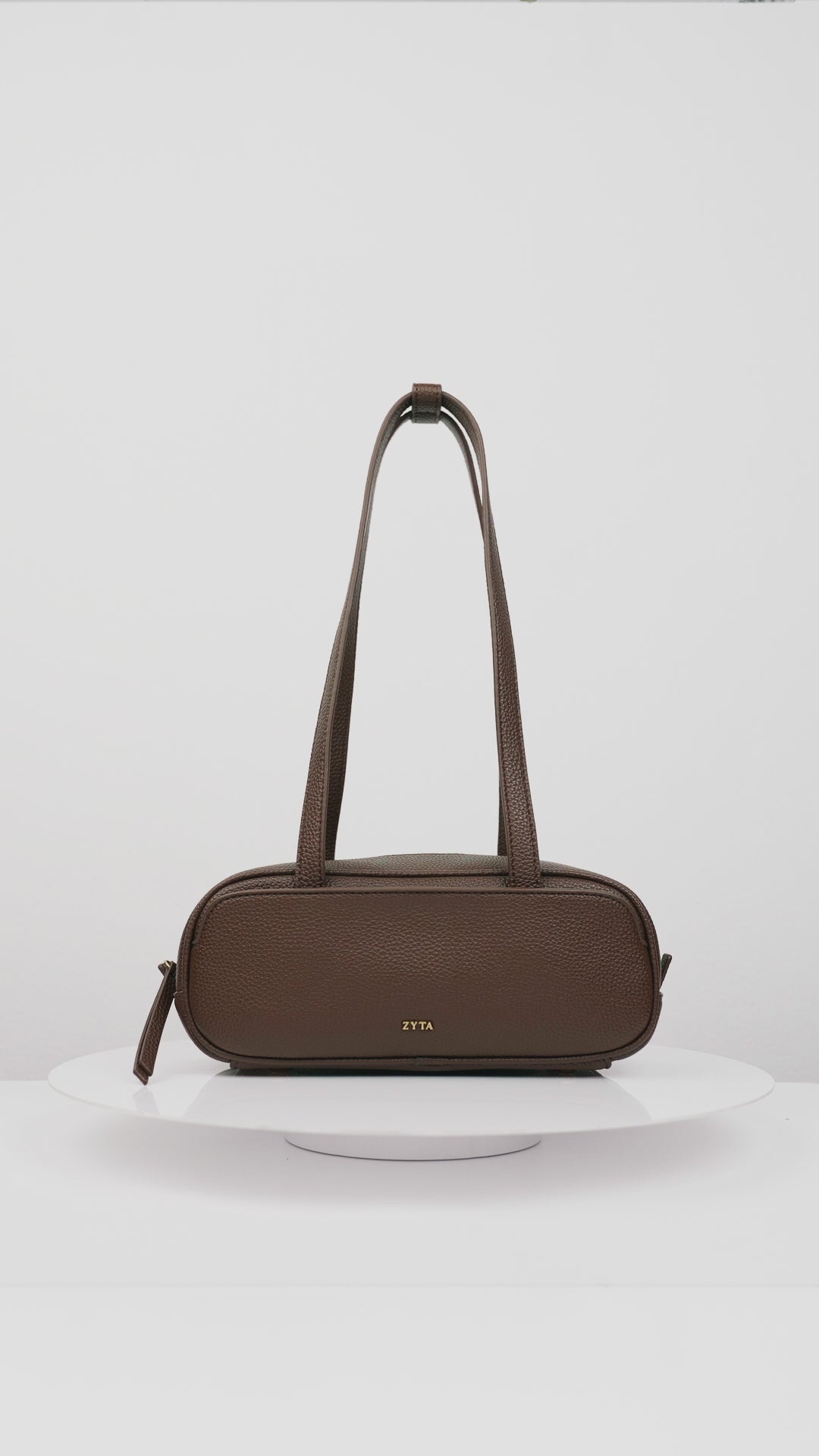 Zyta Bowling Bag - Dark Brown