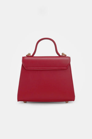 Anne Top Handle Bag - Red