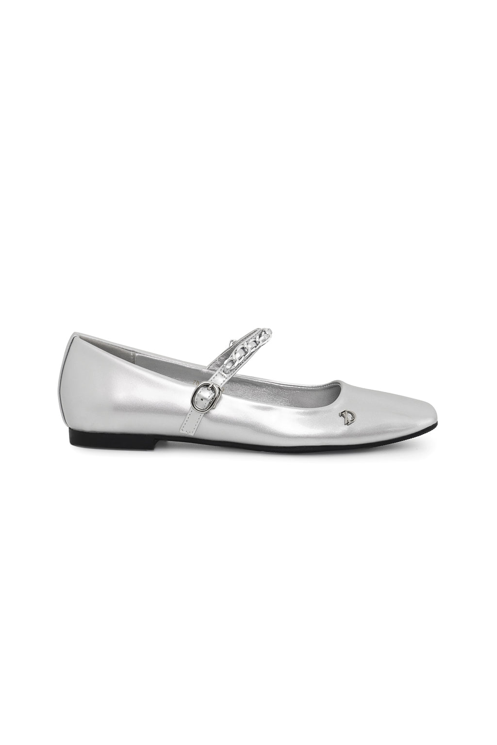 Ella Ballerina Shoes - Silver