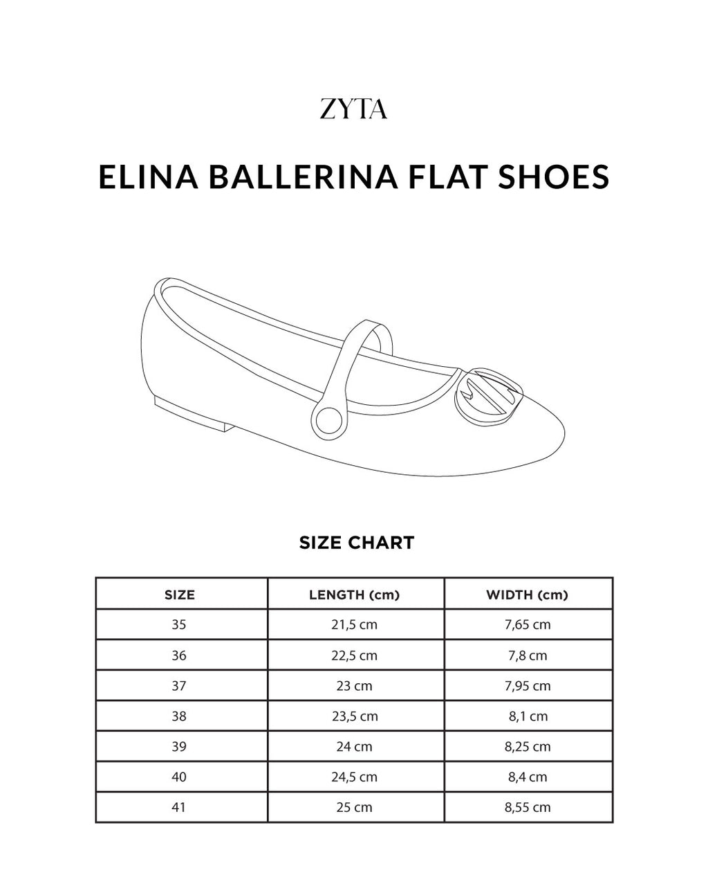 Elina Ballerina Shoes - Brown