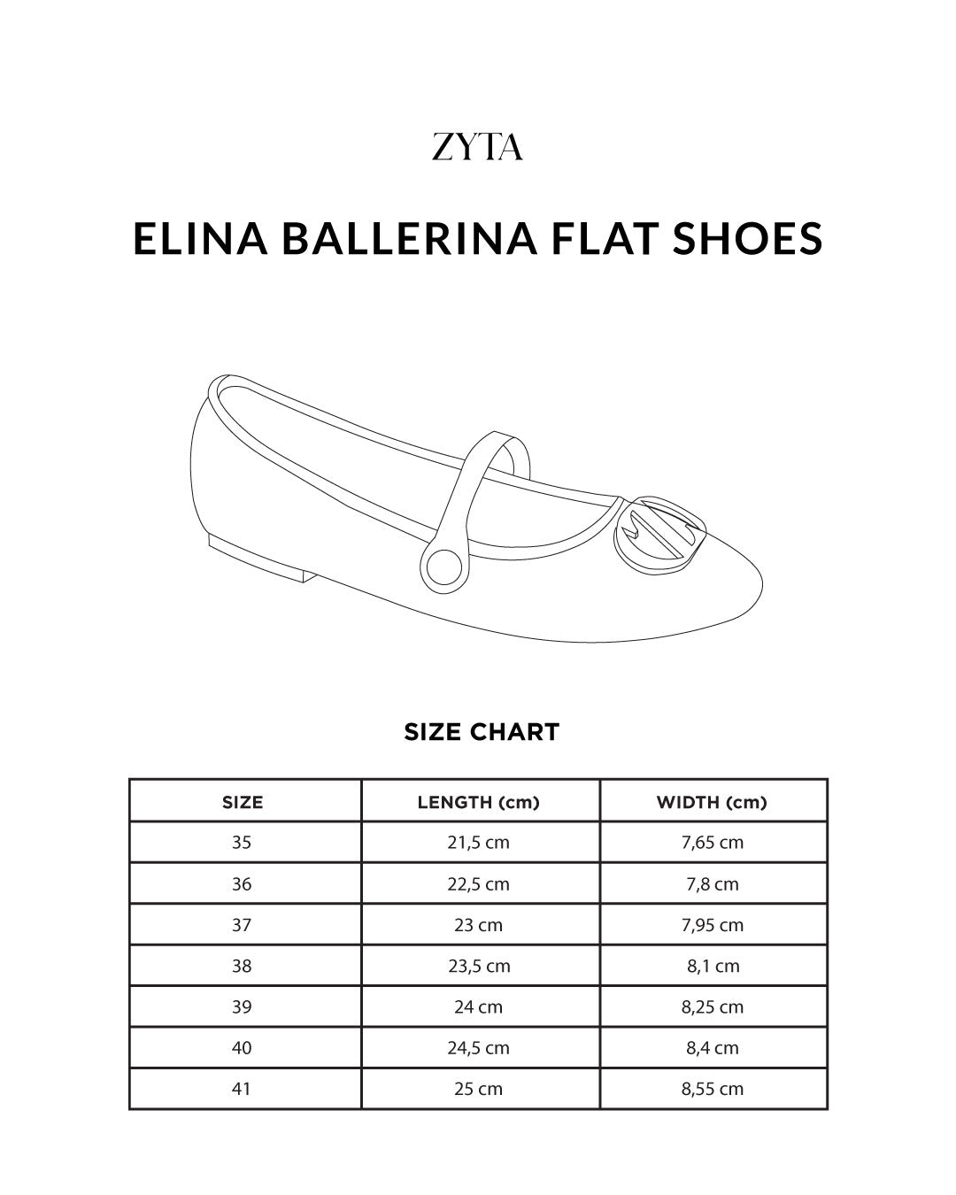 Elina Ballerina Shoes - Brown