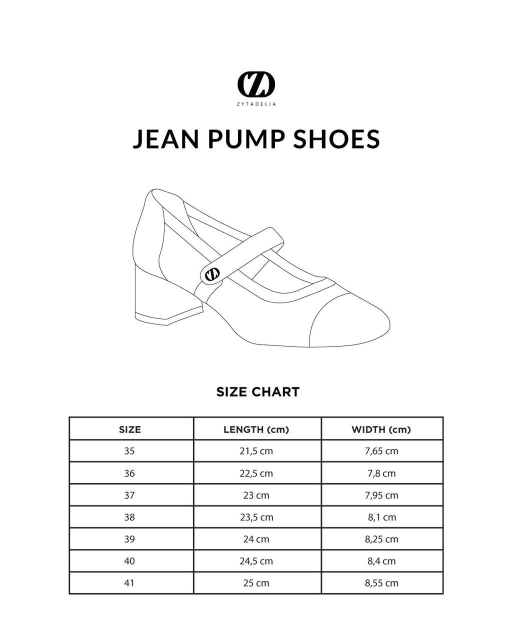 Jean Pump Shoes - Beige