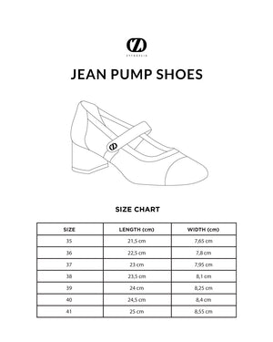 Jean Pump Shoes - Khaki