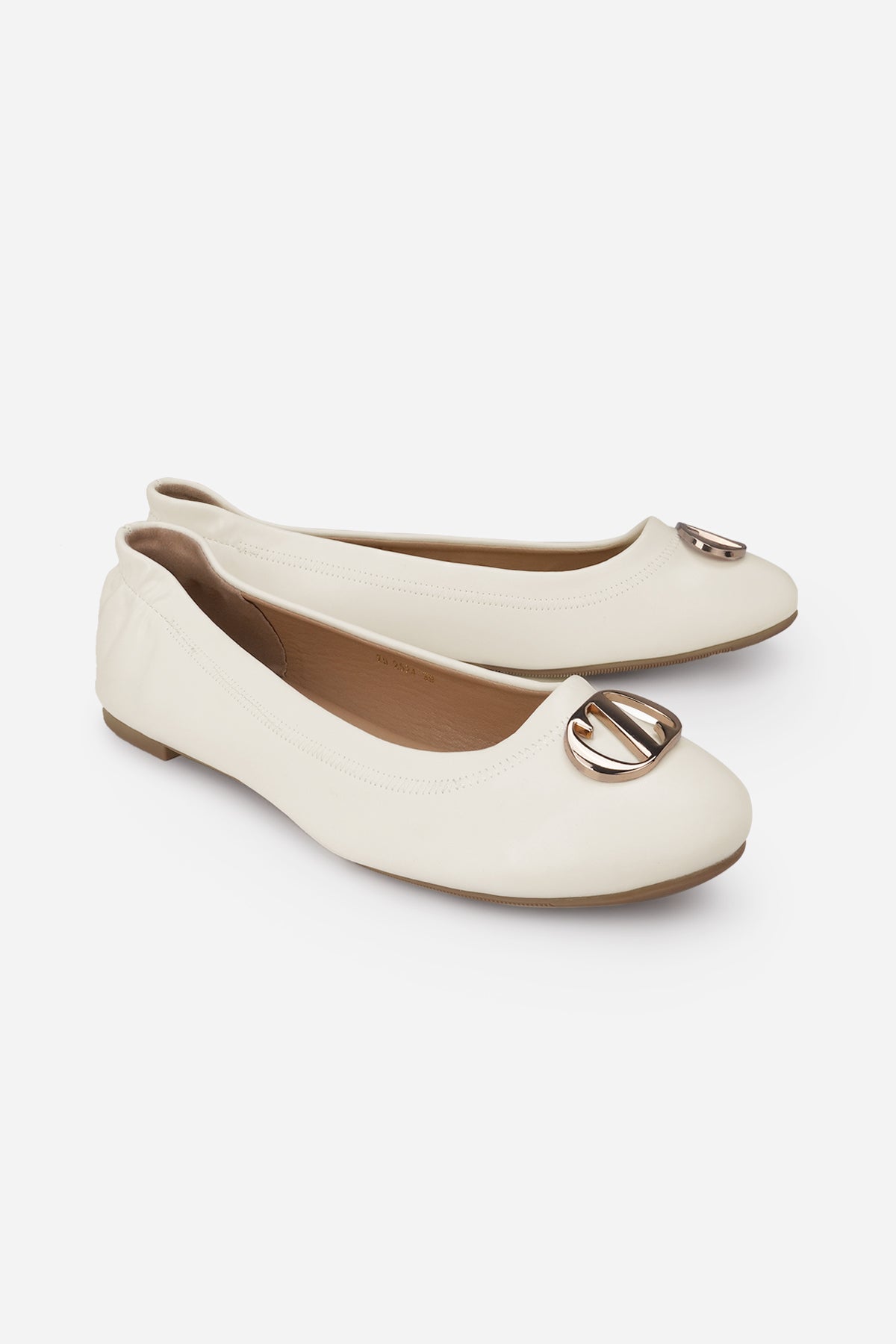 Elea Flat Shoes - White