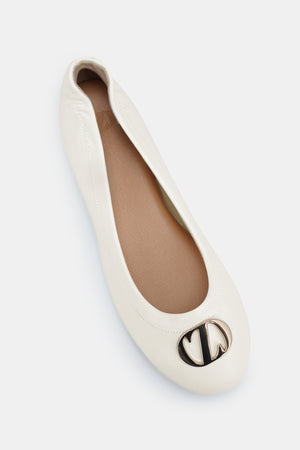 Elea Flat Shoes - White