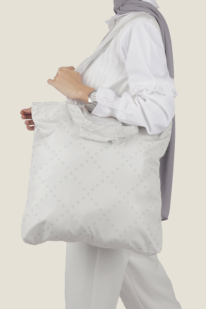 Moza Folded Bag - Beige