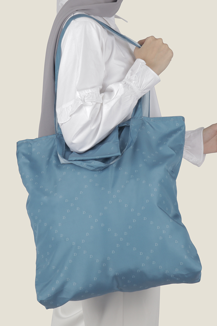 Moza Folded Bag - Classic Blue